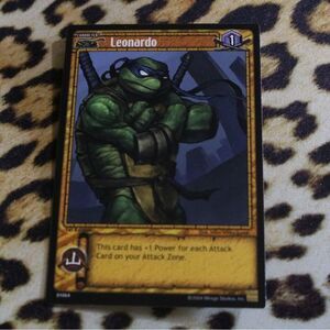 TMNT Leonardo Trading Card